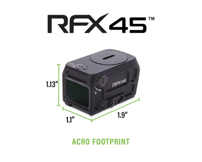 RFX45 Closed Green Dot Sight W/Low Mount Black