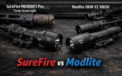 SureFire vs. Modlite: M640DFT-Pro Turbo Scout Light vs. Modlite OKW V2 18650